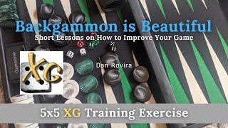 Backgammon: 5x5 XG Training Exercise screenshot 5