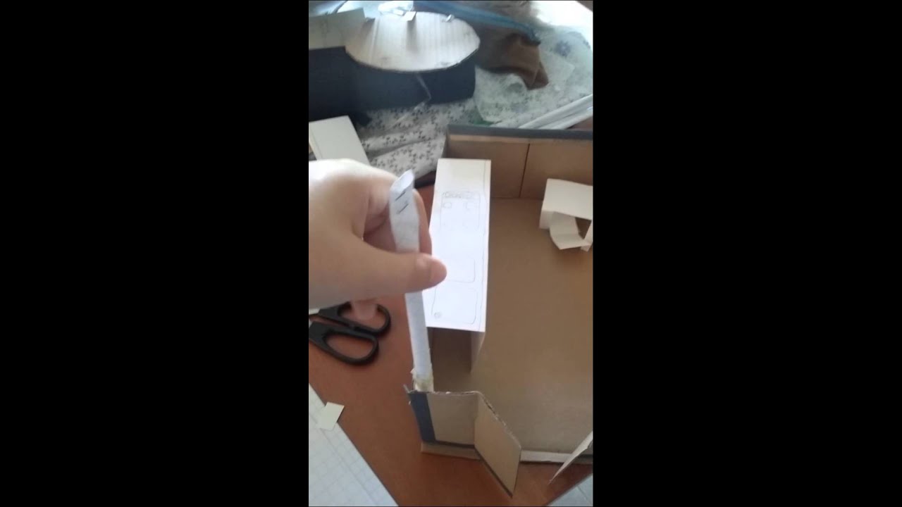 Tutorial come costruire una casa di carta parte 1 youtube Come costruire una casa in miniatura