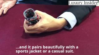 How to Fold Pocket Sqaures: The Scallop Fold