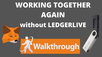Metamask and Ledger device working again without LedgerLive!
