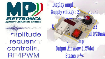 MP Elettronica - Controller RF4PWM  for electromagnetic vibrators