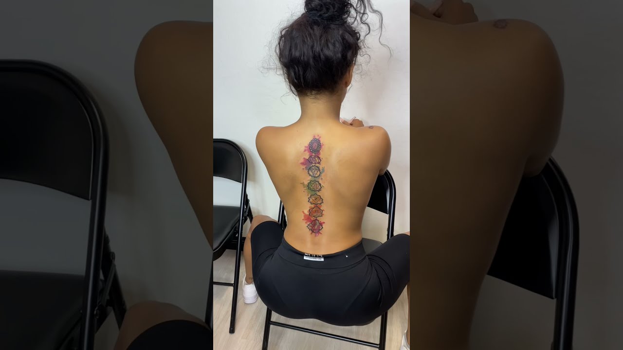 http://stealherstyle.net/subject/chakra/ | Chakra tattoo, Spine tattoo,  Spine tattoos