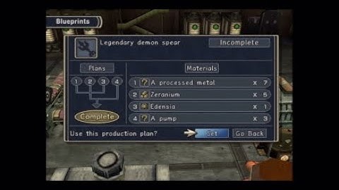 Rogue Galaxy Tips 27 - Factory - Justice Ray & Odin