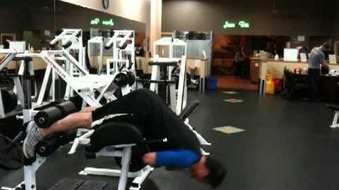 GHD Hamstring Curls With Back Raise (no spinal flexion)