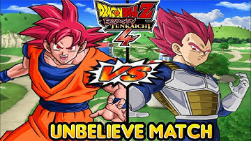 Goku super Saiyan God Vs Vegeta super Saiyan God unexpected match |DBZ Budokai tenkaichi 3 mod|