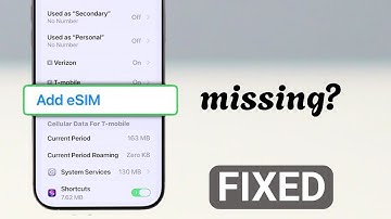 Fix: eSIM Option Missing on iPhone After iOS 26 Update! [How to Add eSIM]