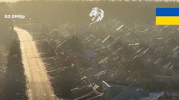 De Oekraïense stad Lyman is bedekt met glasvezelkabels afkomstig van oorlogsdrones.