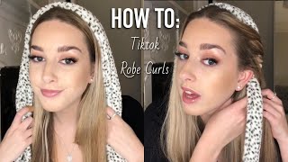 : HOW TO: TIKTOK ROBE CURLS | Carbon on Campus