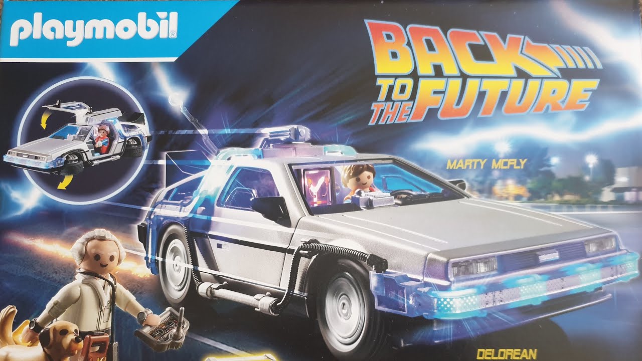 Brand New Playmobil 70317 Back To The Future Delorean 64 Piece Toy Set