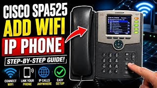 Cisco SPA525 - Add Wifi - Ip Phone screenshot 2
