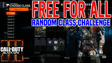Random Class Challenge - Black Ops 3