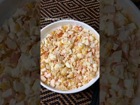 Салат Королевский с крабовыми палочками и апельсином