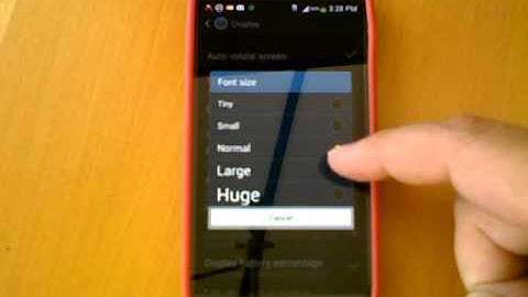Smart Phone Quick Tip: Galaxy S4 Larger Font Size