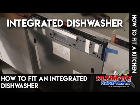 Video: How to install a 45 cm and 60 cm dishwasher with your own hands