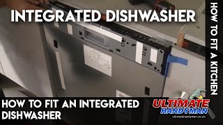 How to fit an integrated dishwasher