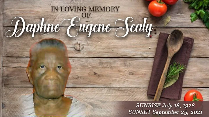 Celebrating the Life of Daphne Eugene Sealy