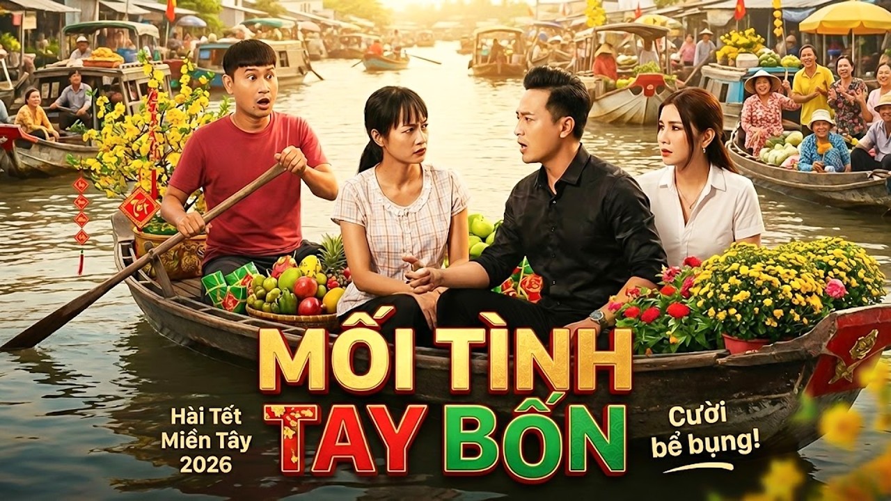 PHIM TẾT 2026 | MỐI TÌNH TAY BỐN | Phim Hài Tết Việt Nam 2026 | Phim Tết Miền Tây Hay 2026
