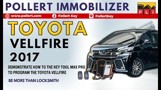 Toyota Vellfire Year 2017 Program New smart remote by Vvdi key tool max pro Thai Language (Eng Sub)