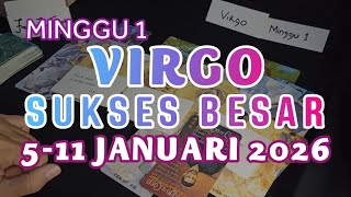 Download Lagu VIRGO 5-11 JANUARI 2026 SUKSES BESAR♍CINTA KARIR REJEKI.RAMALAN TAROT ZODIAK MINGGU INI#virgo#2026 MP3