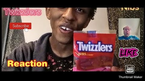 Reaction to I Reviewed The Most smallest Twizzlers in the World [Twizzlers Nibs Review*]