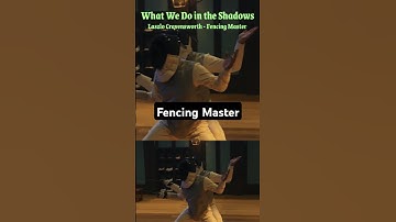 Fencing Master 🤺 Laszlo Cravensworth 🦇 What We Do in he Shadows #shorts #funny