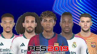 PES 2019 | NEW FACEPACK CONVERT FROM PES 2021 VOL 3.