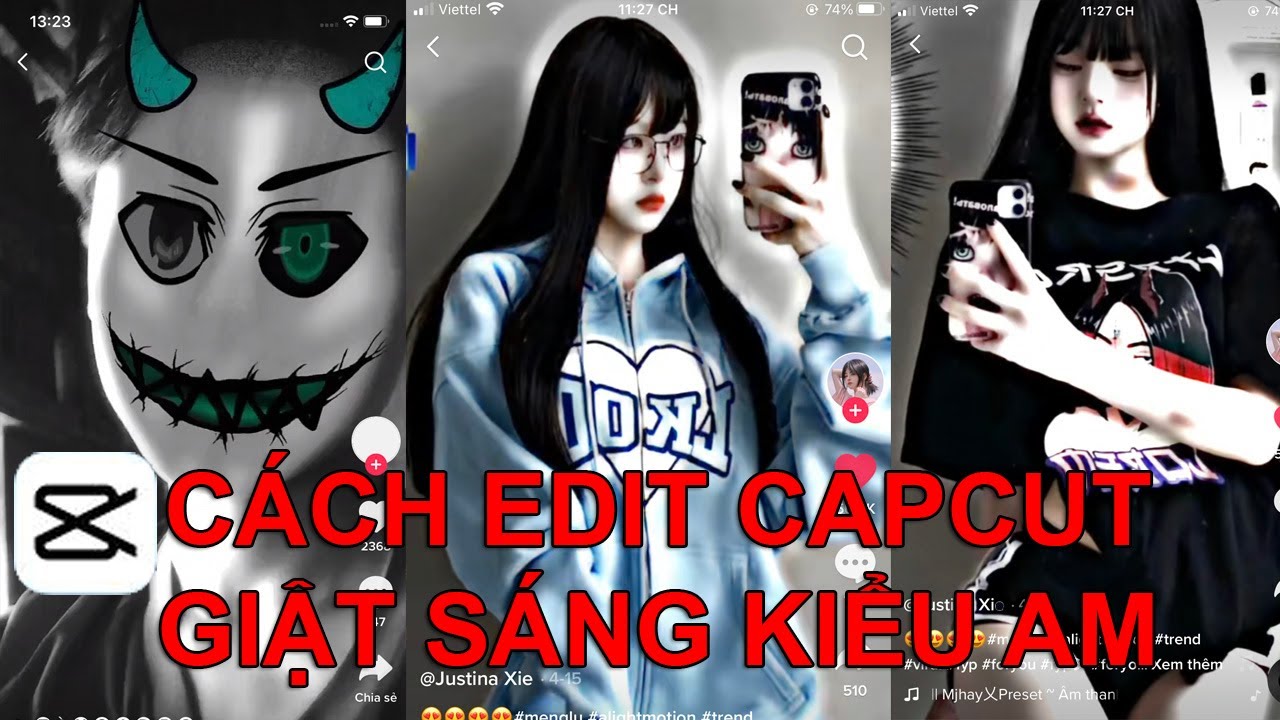 Cách Edit Capcut Giật Sáng Kiểu Am - Youtube