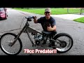 Scwhinn Occ Chopper FIRST RIDE WITH 79cc ENGINE!!