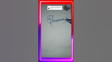 stylish name | Tasneem | sk cursive art | how to make a stylish name | stylish signature