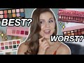 My FAVORITE & LEAST FAVORITE Palettes From Every Brand// Best & Worst Eyeshadow Palettes!