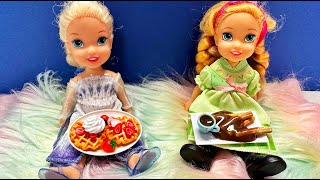 Elsa and Anna toddlers snack in their room by divernic doll adventures 97,554 views 3 months ago 18 minutes