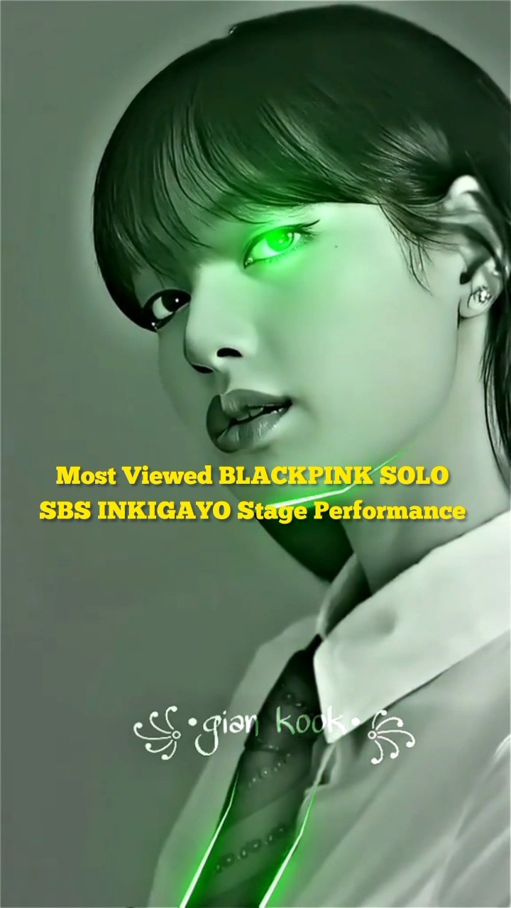 Most Viewed BLACKPINK SBS INKIGAYO Stage Performance #jennie #rosé #lisa #jisoo #blackpink #shorts