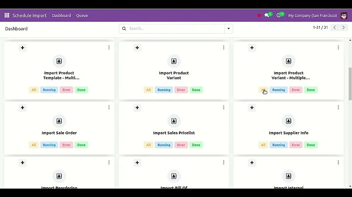 Import Product Variant from CSV/Excel file-Multiple Barcodes - Schedule Import Feature Odoo