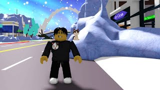 BLIZZARD SNOW STORM IN ALL OF ROBLOX BROOKHAVEN RP