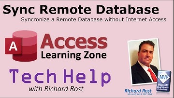 How to Sync Up a Remote Microsoft Access Database without Internet. Great for Travel. Replication.