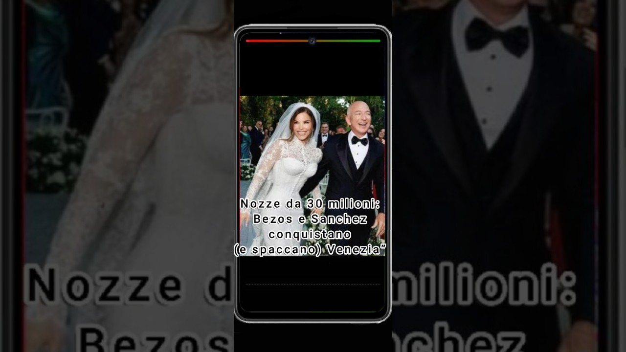 Bezos e Sanchez conquistano (e spaccano) Venezia 