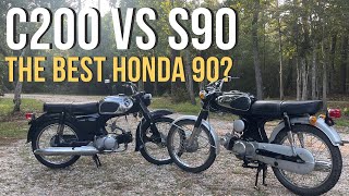 1964 Honda C200 vs 1966 Honda S90: Which is the better 90? #vintagemotorcycles #c200 #s90