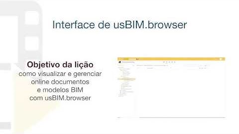 Vídeo Tutorial de usBIM.platform ONE - Interface de usBIM.browser - ACCA software
