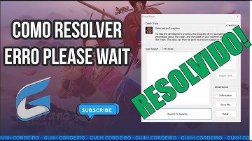 Como Resolver Erro Please Wait ou Crash Trace POINT BLANK 2025