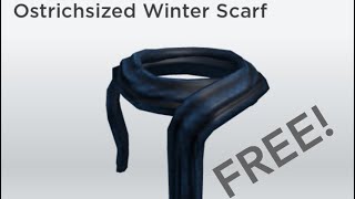 How to get Ostrichsized Winter Scarf on Roblox for FREE! | Tutorial screenshot 5