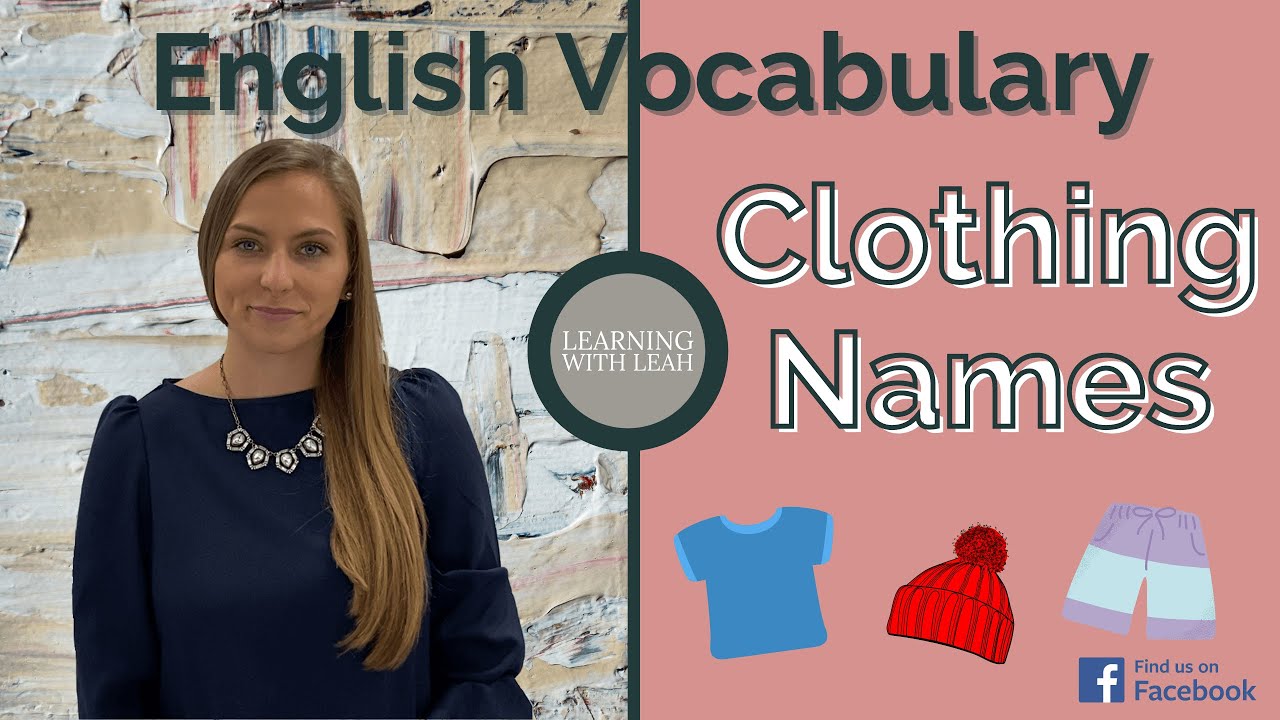 English Vocabulary: Clothing Names - YouTube