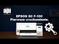 Epson SC-F100 Mała sublimacja - prosta instalacja. Pierwsze uruchomienie drukarki Epson F100.