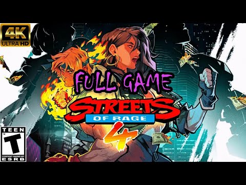 Streets of Rage 4 - Full Playthrough (1P Story Mode, All SoR4 Characters) No Commentary