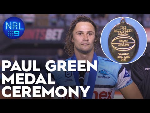 Heartwarming medal ceremony honouring PAUL GREEN | NRL on Nine