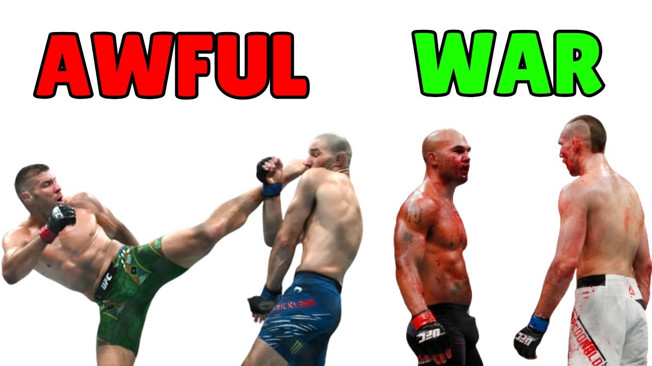 The Official UFC Rematches Tier List