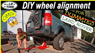 How to do a wheel alignment  toe and camber