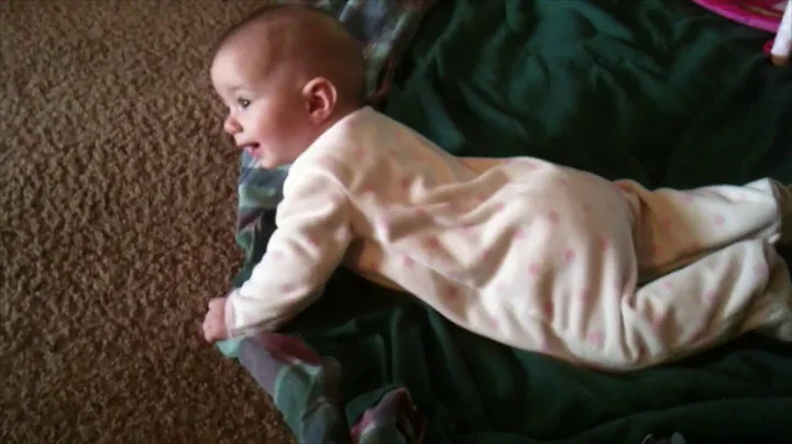 AIMS Evaluation 3 to 6 Months Observation Case 21 Prone Lying