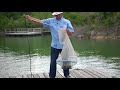How to Throw A Cast Net - Easiest and Best Way!!