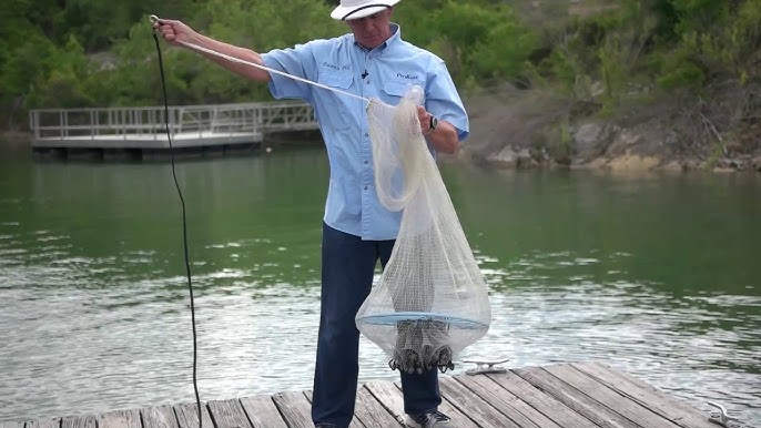 How To Throw A Cast Net Step by Step - Captain Mike / ReelReports