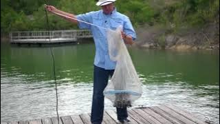 How to Throw A Cast Net - Easiest and Best Way!!